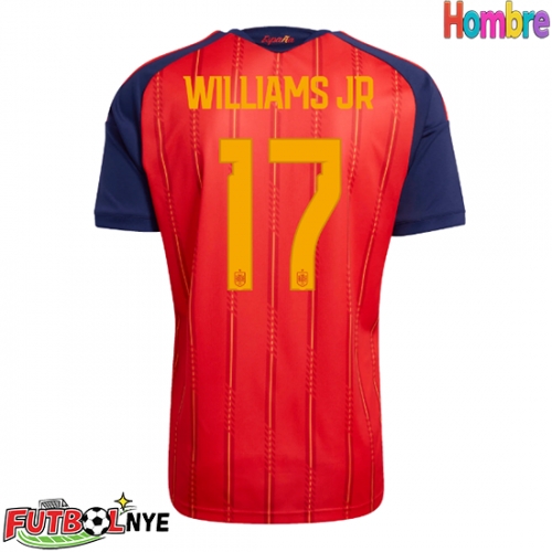 Camiseta España Nico Williams #17 Primera Equipación Mundial 2026 manga corta